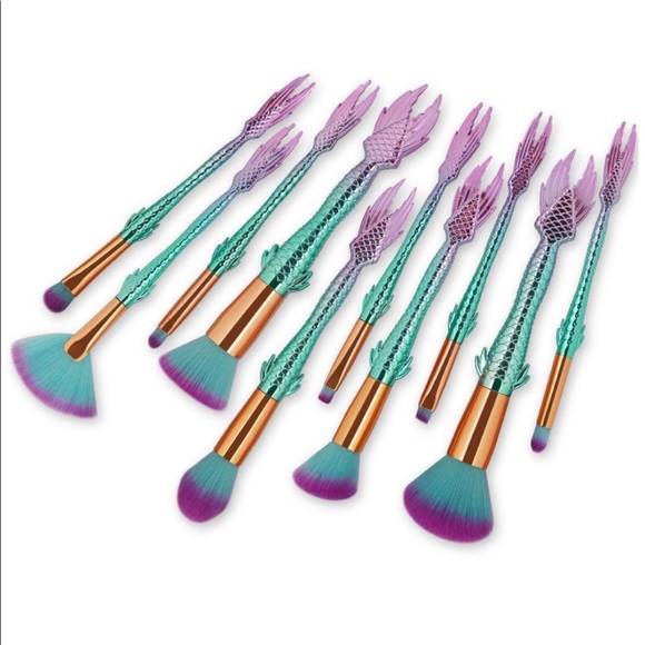 Makeup Brushes 10 pcs Foundation - Picture 3 of 3